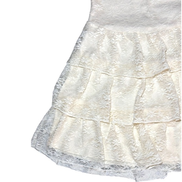 Thirty Thirty lace Strapless cream Dress small brand new - Picture 2 of 6